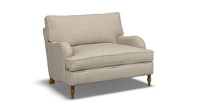Hartfield Snuggler in Mariola Stripe, Ganache