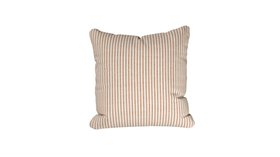 Large Scatter Cushion in Mariola Stripe, Marmalade