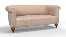 Cleo Sofa in Mariola Stripe, Marmalade