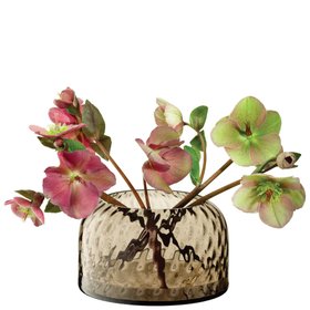 LSA International Dapple Vase - H10.5cm - Earth Brown