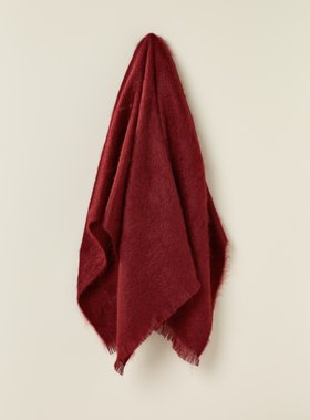Bronte By Moon Luxury Mohair Throw - Vintage