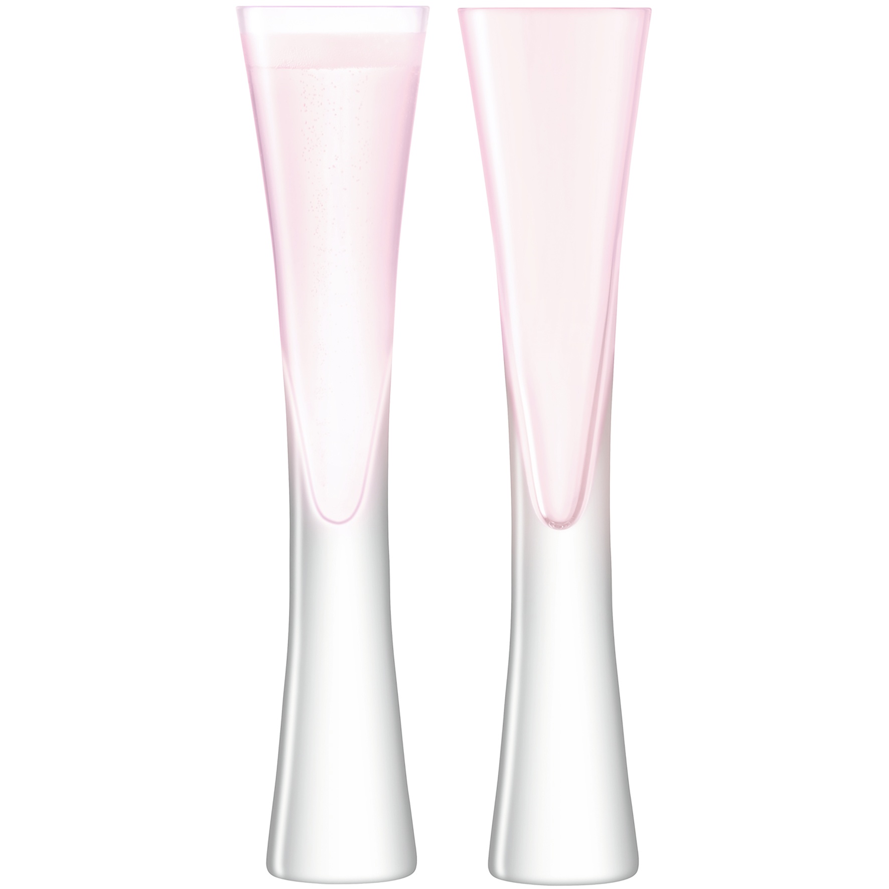 Moya Champagne Flutes Blush - Set of 2