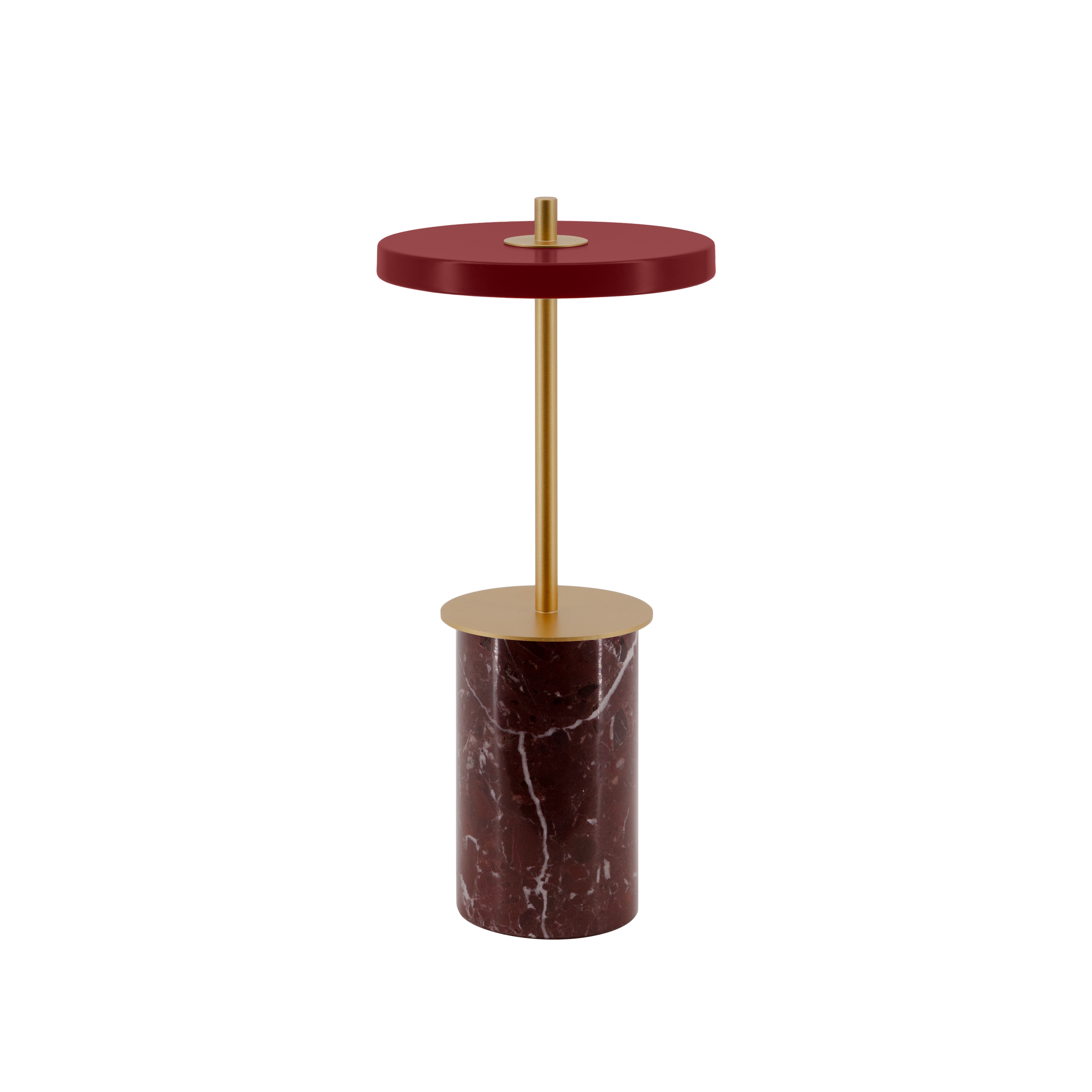 Asteria Move Mini Portable Table Lamp | Red Marble