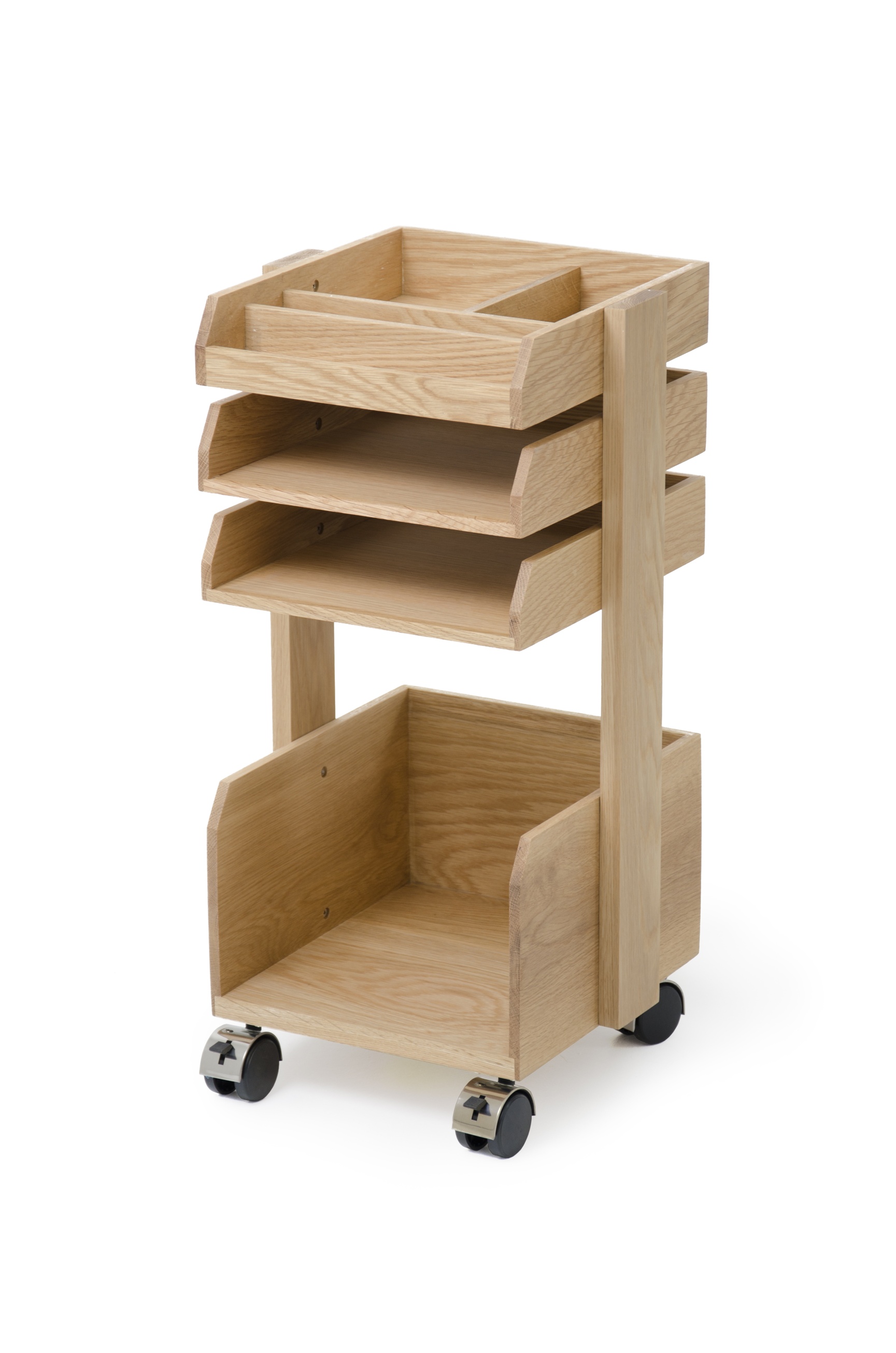 Wireworks Casper Rolling Workspace Organiser | Oak