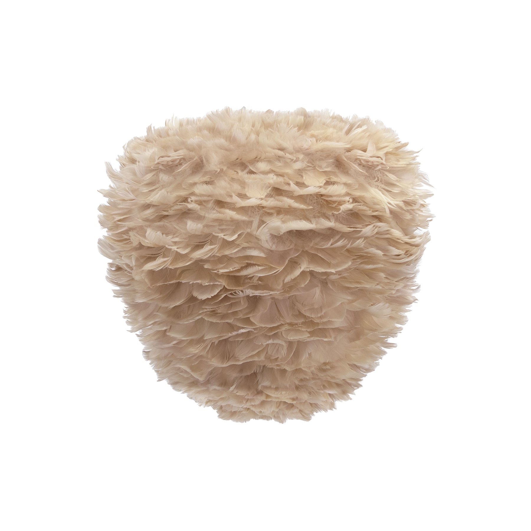 Umage Eos Evia Feather Pendant Shade - Light Brown - Medium - 40cm