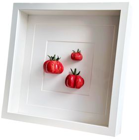 Ceramic Kitchen Wall Art & Shelf Decor: Red Tomatoes