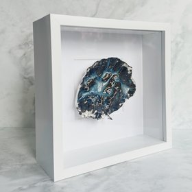 Coastal Decor - Shell Wall Art of Handcrafted Porcelain Glazed Shells: Drift & Tide