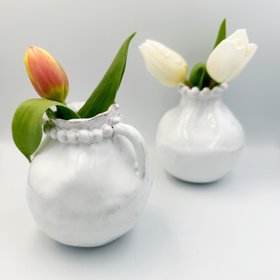 Single Stem Vase - Petals and Pearls