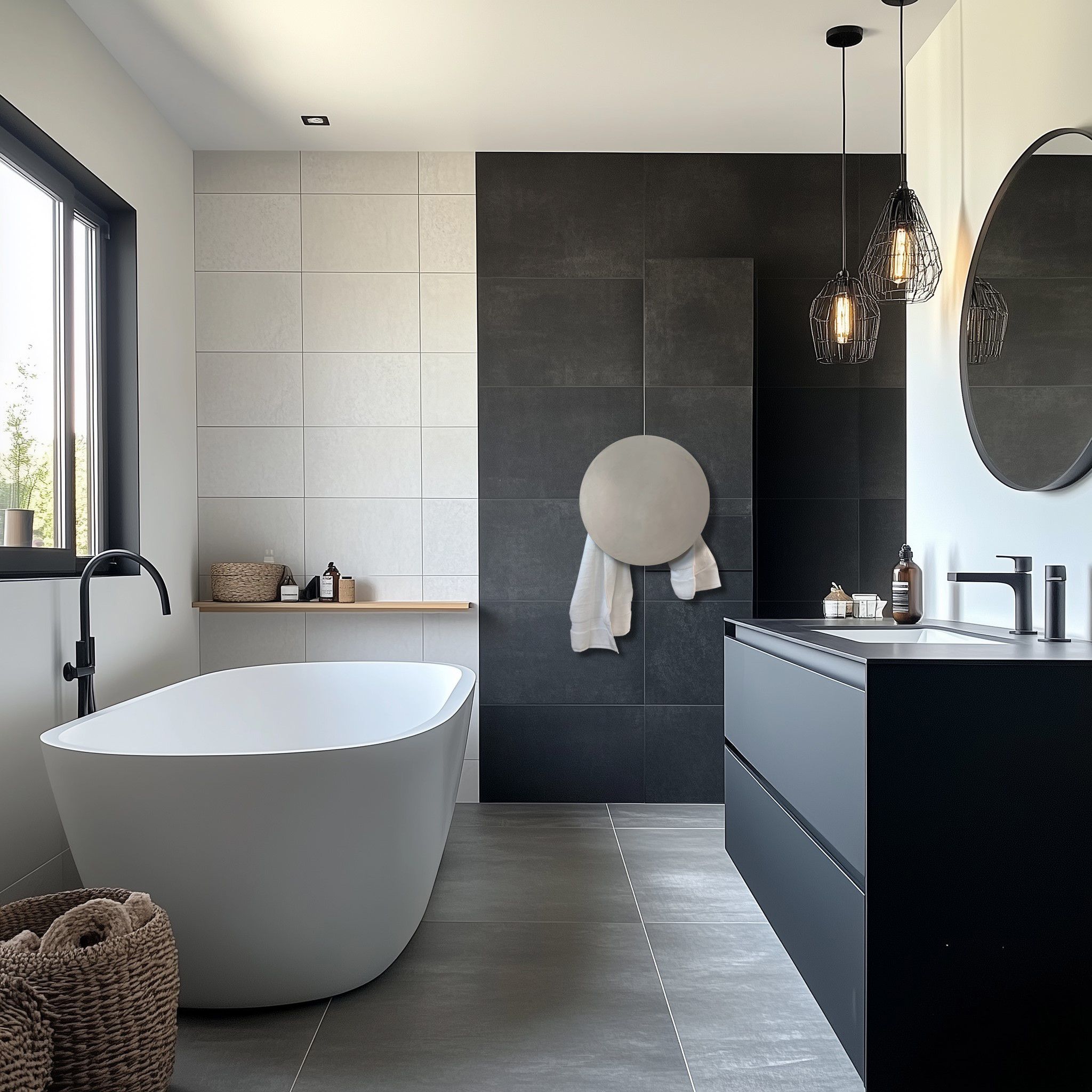 Orbeo electric towel warmer Beige