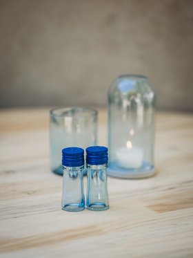 W O W ✨ Set mit Salz- & Pfeffer, Glas & Oh.Ha Windlicht