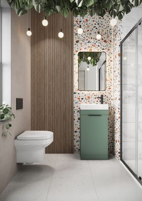 Esme 450 Cloakroom unit - Reed Green