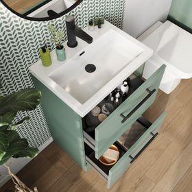 Muro 500 Floor Cabinet - Reed Green