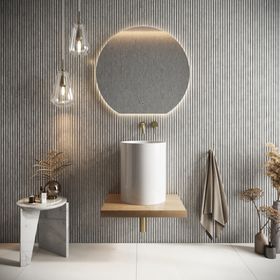 Shelph Countertop Tall Basin - white