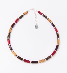 Elements Fully Beaded Necklace Autumn Mix by Carrie Elspeth
