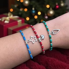 Carrie Elspeth Christmas Sentiments Bracelets