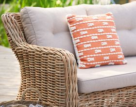 Indoor Outdoor Recycled Terracotta Braid Design Scatter Cushion
