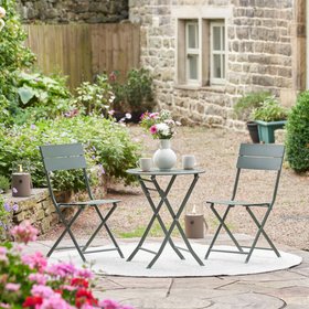 Rapallo Moss Green Outdoor Bistro Set