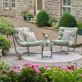 Cavallino Moss Green Outdoor Lounging Set
