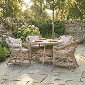 Palmi Woven Outdoor 4 Seater Dining Set