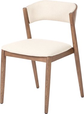 Meava Natural Linen Dining Chair
