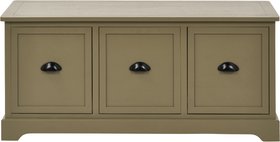 Stockton Olive Green Wood Drawer Unit