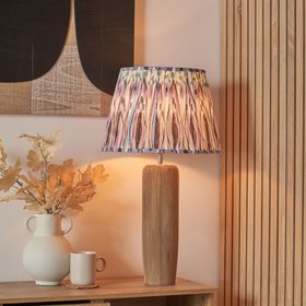 Anaya Natural Tapered Large Wood Table Lamp Base