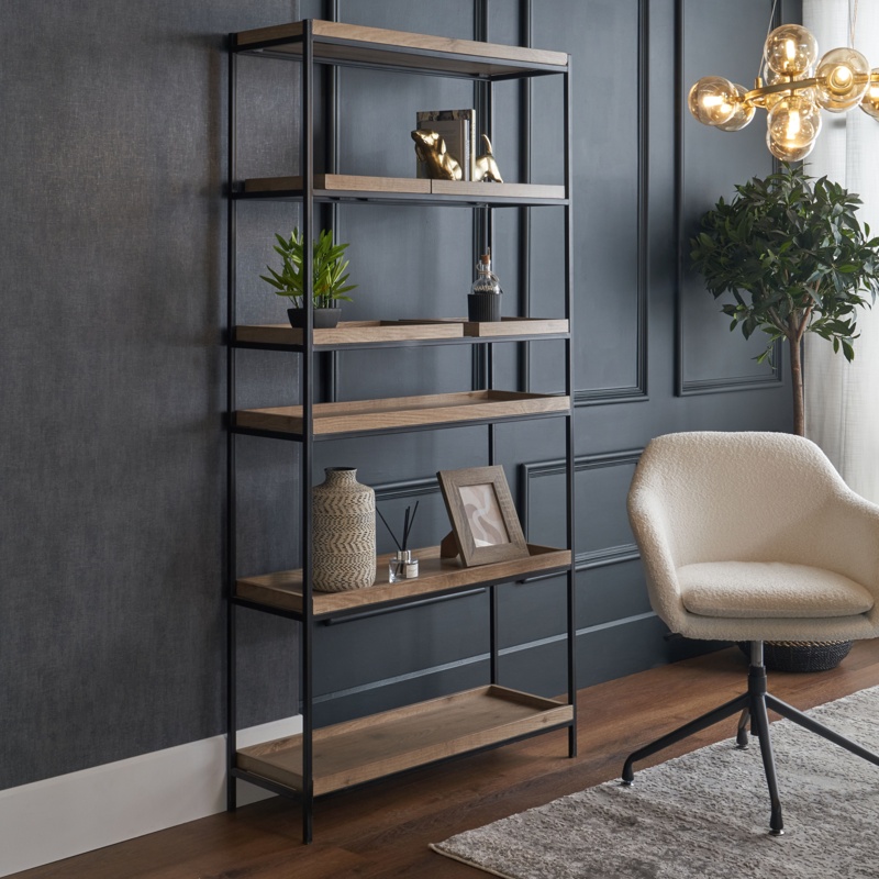 Buffalo Natural Wood Finish Shelf Unit