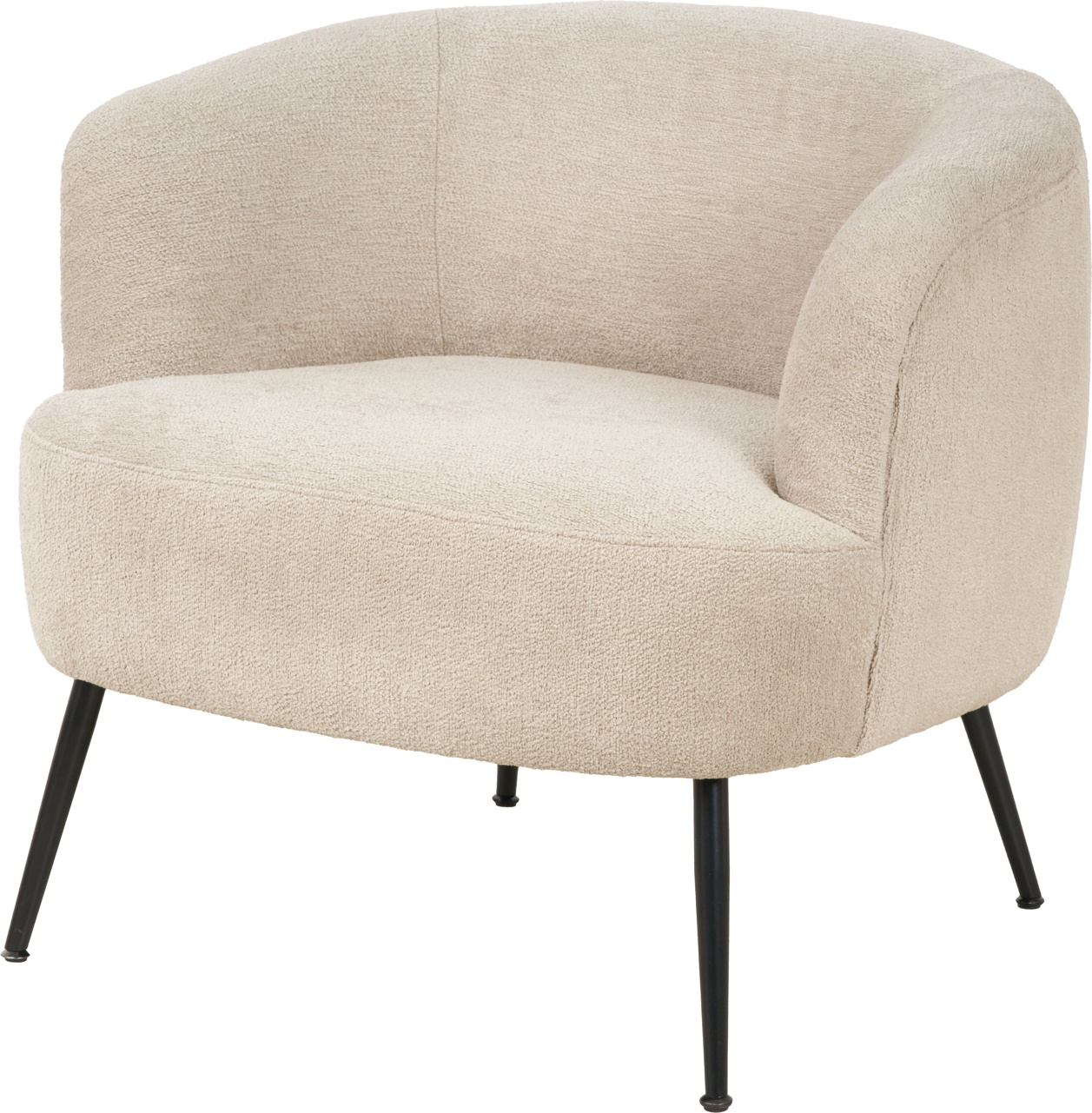 Amaya Taupe Teddy Tub Chair