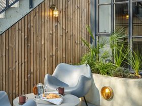 Industville, IP65 Rated Harbour Outdoor & Bathroom Wall Light, Bulkhead Outdoor & Bathroom Round Wall Light