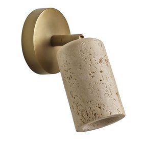Travertinen Spot Light    Single   Brass,
