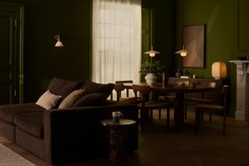 Industville, Noho Alabaster Fluted Funnel Swan Neck Wall Light, Alabaster Pendant Light, Bloxham Table Lamp