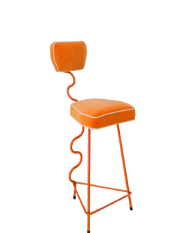 Flor Bar Stool Papaya Sorbet