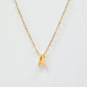 Hooples Initial Charm Necklace