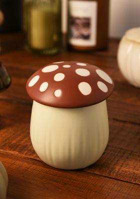 Mushroom Ceramic Candle