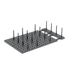 Peggy Drawer Organizers, Set Of 2, Charcoal
