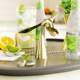 TIPSY BOTTLE OPENER IN BRASS
