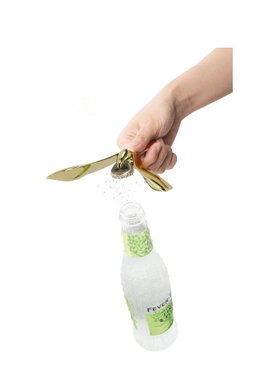 TIPSY BOTTLE OPENER IN BRASS