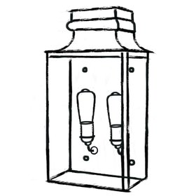 Marlborough Coach Lantern - Old Iron