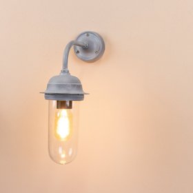 Pewsey Outdoor Wall Lamp | Old Iron