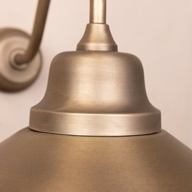 Portloe Swan Neck Lantern | Brass