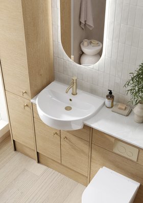 Calm 1200 Fitted Furniture Danish Oak Lifestyle 3 
