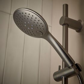 Fuse Concealed Dual Function Shower System With Shower Head and Handset - Gunmetal