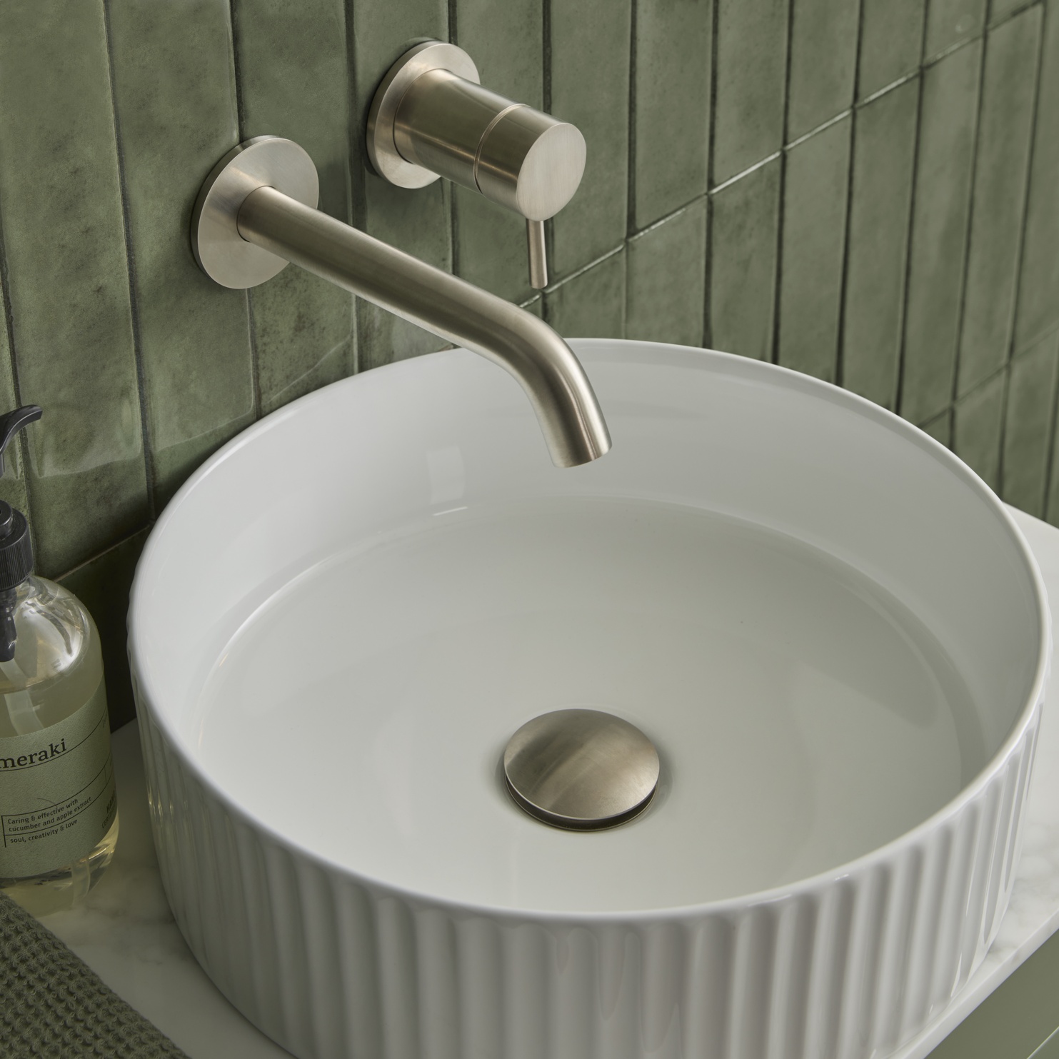 Marine WM Basin Mixer BN Off 5159