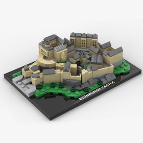 Edinburgh Castle Brick Model