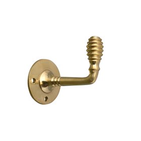 Beehive Brass Coat Hook