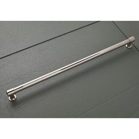 Classic Large Brass Appliance Pulls 500mm / 1000mm - Polished Nickel
