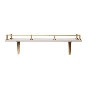 Claverley Gallery Shelf Rail | Satin Brass