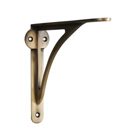 Ironbridge Aged Brushed Brass Shelf Brackets