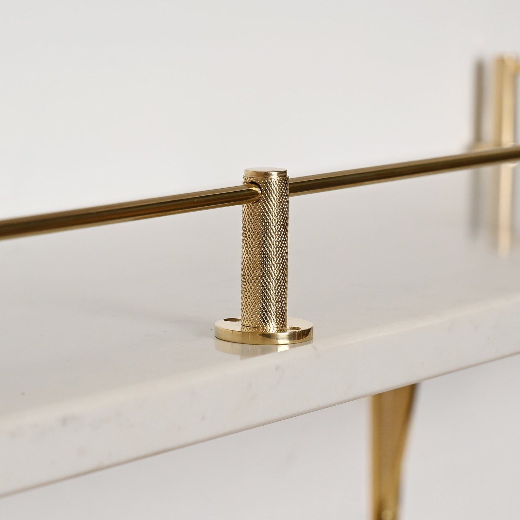 Brass Knured Gallery Rails 19