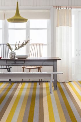 Alternative Flooring, Margo Selby Stripe Sun Whitstable, £88.95 per m2 RRP